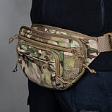Сумка-бананка швидкого доступу до зброї "Пазуха" (Мультикам) ТМ Балістика, фото 3