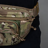 Сумка-бананка швидкого доступу до зброї "Пазуха" (Мультикам) ТМ Балістика, фото 6