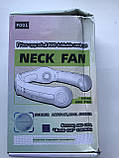 Портативний вентилятор для шиї 5000 мАг складний шийний вентилятор, акумуляторна батарея безлопатевий шийний вентилятор 3-швидкісн, фото 3
