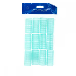 Бігуді на липучці Comair блакитні 12 шт