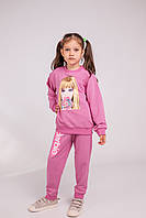 Спортивний костюм для дівчинки з принтом Барбі