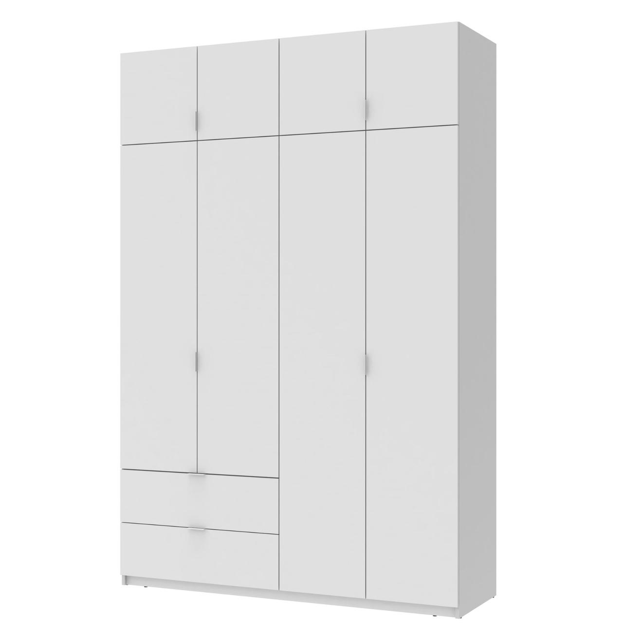 Розпашна Шафа для одягу Doros Лукас Білий 160х50х240 (80737067), фото 1