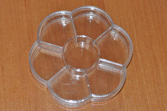 Органайзер для бісеру ромашка маленька 7 осередків