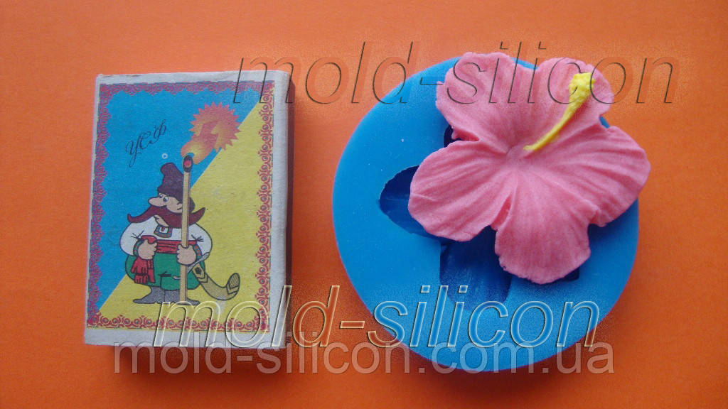 Силіконовий молд "Гібіскус 2", фото 1