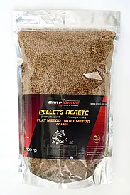 Флет методний пелетс, методний пелетс, пелетс Premium Coarce Carp (преміум класу) 2 мм 500 гр.