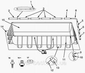 Intex 28362 (26362) - каркасний басейн Ultra Frame Rectangular 732х366х132 см, фото 4