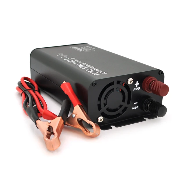 Інвертор напруги YRLX-300 з правильним синусом, 300W, 12/220V, 1 універсальна розетка, 1USB,