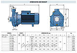 Відцентровий насос Pedrollo CP-230C (51 м3/год 30м), фото 2