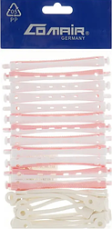 Бігуді-коклюшки Comair біло-рожеві 12 шт
