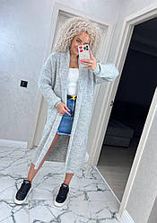 Кардиган жіночий, склад шерсть з акрилом oversize 42/50 (6) sin1524-5037