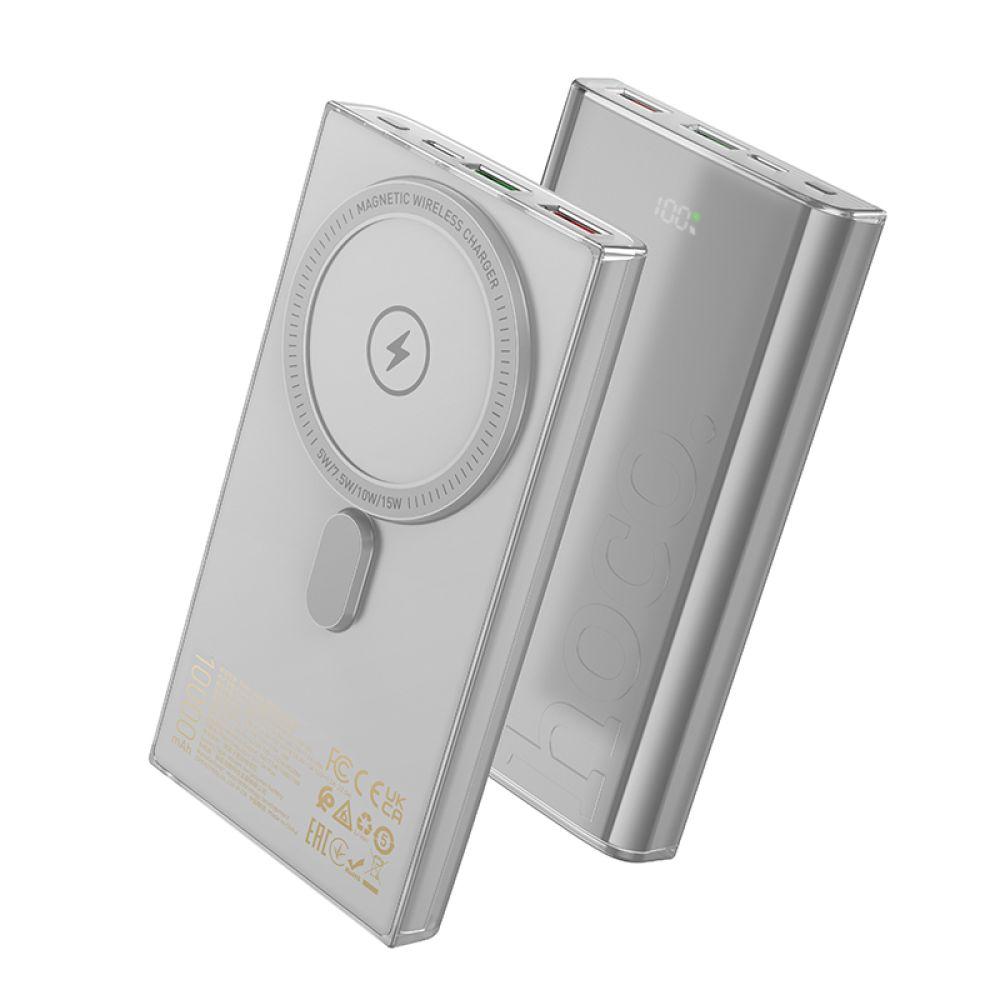 Універсальна Мобільна Батарея Power Bank Hoco Q22 Taurus 22.5W+PD20W magnetic digital display 10000mAh Колір