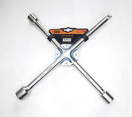 Ключ балонний "хрест" 17х19х21х1/2" посилень 16мм 202620 (СИЛА) - оригінал