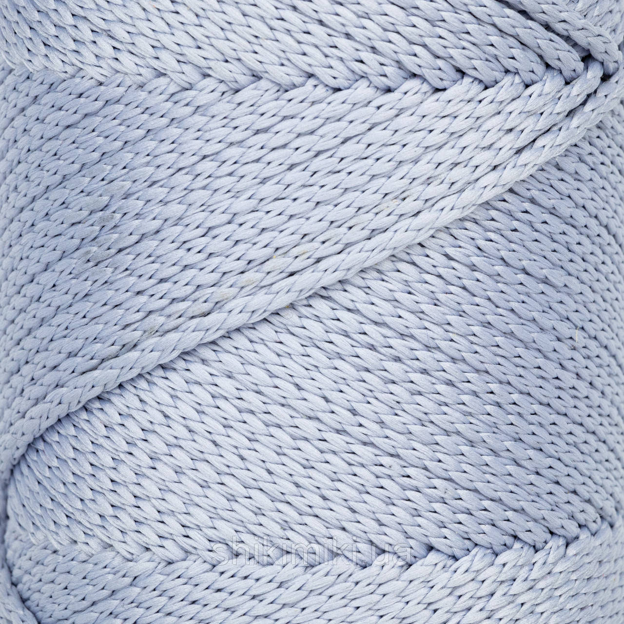 Шнур поліефірний Matte Macrame 3 mm, колір Срібло