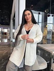 Кардиган жіночий, склад шерсть з акрилом oversize 44-56 (6) sin1524-5009