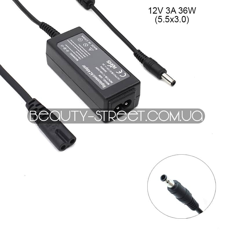 Блок живлення для LCD монітора 12V 36W 3A 5.5x3.0 (B)