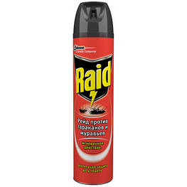 Аерозоль від комах Raid проти тарганів та мурах 300 мл (5000204545609) - оригінал