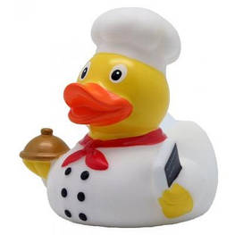 Іграшка для ванної Funny Ducks Утка Повар (L1898) - оригінал