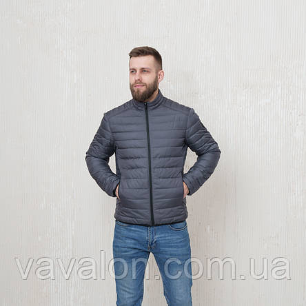 Куртка демісезонна Vavalon KD-209 grey, фото 1