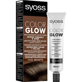 Відтінковий бальзам Syoss Color Glow Cool Brunette - Холодний Каштановий 100 мл (9000101679427) - оригінал