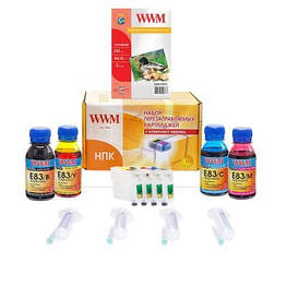 Комплект перезаправних картриджів WWM Epson Stylus TX210/TX219/TX410/TX419 (RC.T073N-1) - оригінал