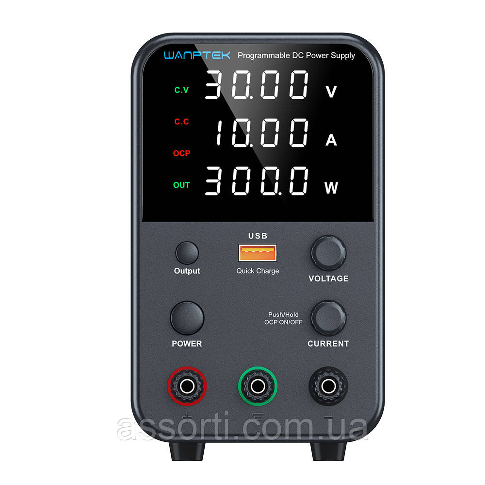 Лабораторний блок живлення Wanptek WPS3010H 30В 10А