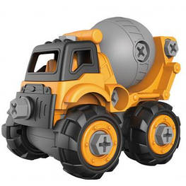 Конструктор Microlab Toys Будівельна техніка - бетономішалка (MT8908) - оригінал