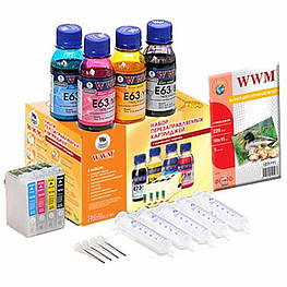 Комплект перезаправних картриджів WWM Epson C67/87/CX3700/4100/4700 (RC.T063) - оригінал