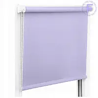 Роллеты на окна Рулонные шторы Ролета тканевая Рулонная штора Ролокассеты лен 611 Світло-фіолетовий