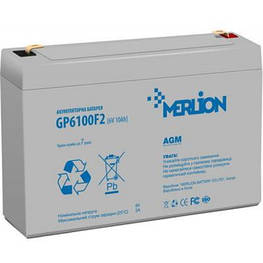 Батарея до ДБЖ Merlion 6V-10Ah (GP6100F2) - оригінал