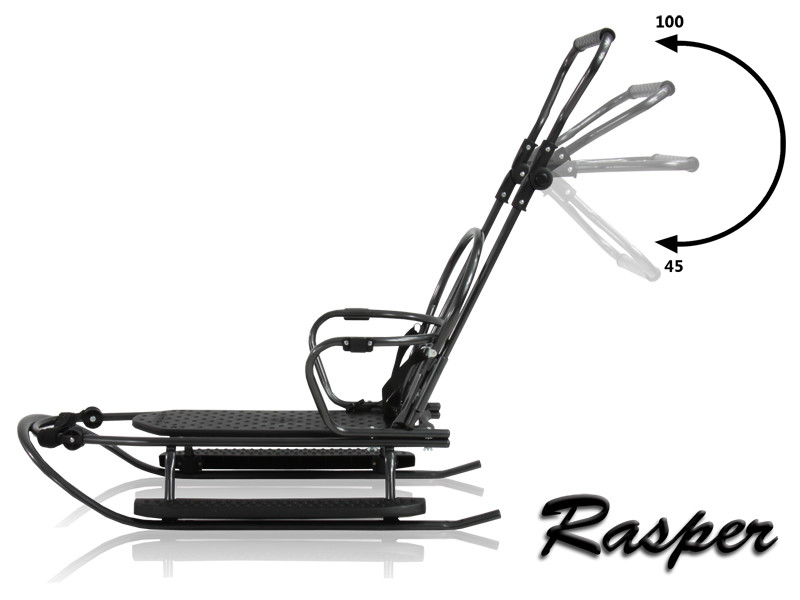 Санки Rasper Prampol + підніжки (Польща)