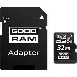 Карта пам&apos;яті Goodram 32GB microSDHC Class 10 (M1AA-0320R12) - оригінал