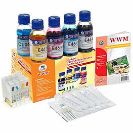 Комплект перезаправних картриджів WWM Epson C63/85/CX3500/6500 (RC.T046) - оригінал
