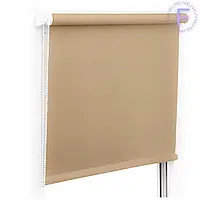 Роллеты на окна Рулонные шторы Ролета тканевая Рулонная штора Ролокассеты лен 814 Лате