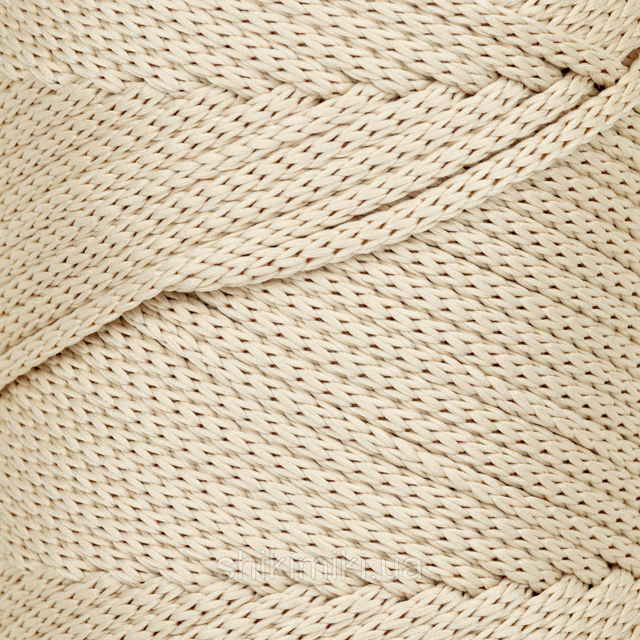 Шнур поліефірний Matte Macrame 3 mm, колір Кремовий, фото 1