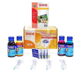 Комплект перезаправних картриджів WWM Epson XP313/413/306/406 +чрнELECTRA (RC.T17NU) - оригінал