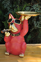 Статуетка "Собака з тацею", 30 см