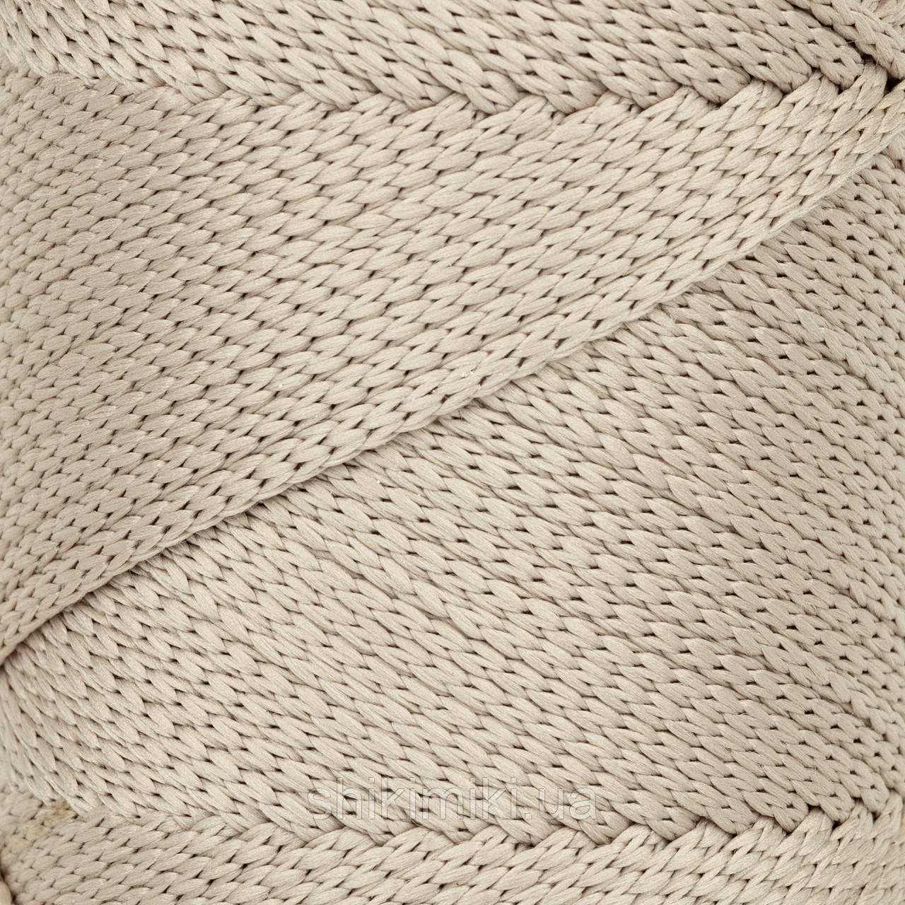 Шнур поліефірний Matte Macrame 3.5 mm, колір Латте