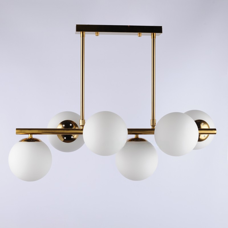 Люстра 168/6 Gold White