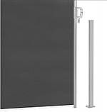 Маркіза  перегородка бічна 300х160 см Сірий (антрацит), фото 6
