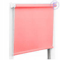 Роллеты на окна Рулонные шторы Ролета тканевая Рулонная штора Ролокассеты лен 1870 Розовый