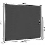 Маркіза  перегородка бічна 300х160 см Сірий (антрацит), фото 10