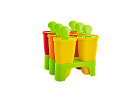 Форма для морозива Алеана з підставкою різнокольорова 168030