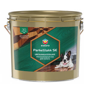 Лак ESKARO Parketilakk SE 30 паркетний алкідно-уретановий (напівматовий), 2,5 л