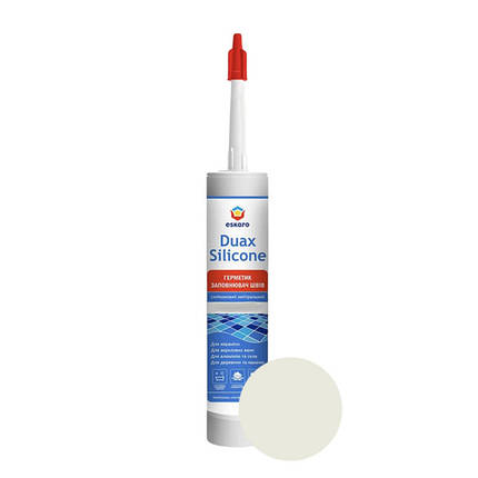 Герметик ESKARO Duax Silicone для швів силіконовий, (No229 світлий беж), 300 мл, фото 1
