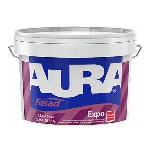 Фарба AURA Fasad Expo TR дисперсійна, 2,25 л