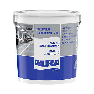 Емаль AURA Luxpro Remix Forum 70 акрилова водорозріджувана для підлоги (біла), 0,75 л