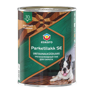 Лак ESKARO Parketilakk SE 30 паркетний алкідно-уретановий (напівматовий), 1 л