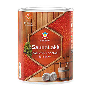 Лак ESKARO Saunalakk для лазні, 0,95 л