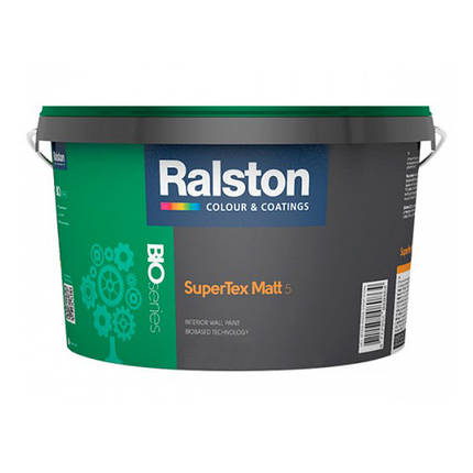 Фарба RALSTON Super Tex Matt 5 BTR для внутрішніх робіт, 2,25 л, фото 1