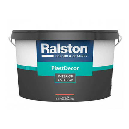 Фарба RALSTON Plast Decor BTR для внутрішніх і зовнішніх робіт (ударостійка), 2,25 л, фото 1